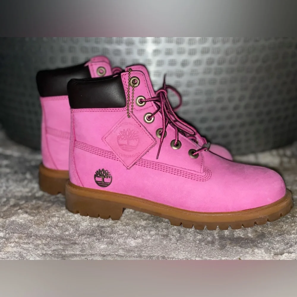 Timberland ピンク レア物☆ Amazon.com | Timberland Toddler Pokey Pine Mid Lace Up With Zip